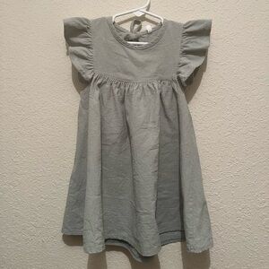 Super Sweet sage green girls dress